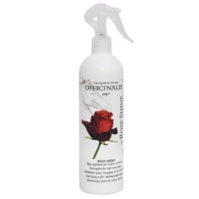 Officinalis Rose Shine - Sgrovigliante per coda e criniera, con acqua officinale di Rosa ed Echinacea