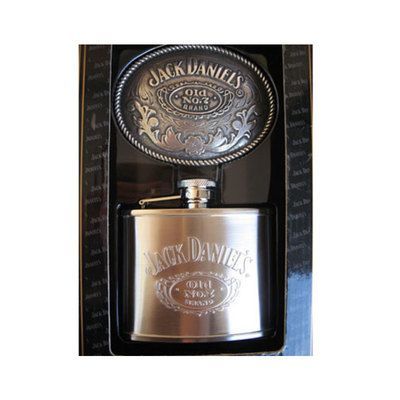 Jack Daniel's Fibbia jack daniel's con bottiglietta portaliquori