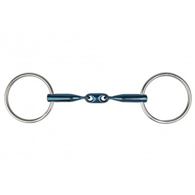 Metalab By Ekkia Eco blue loose rings bit, double jointed