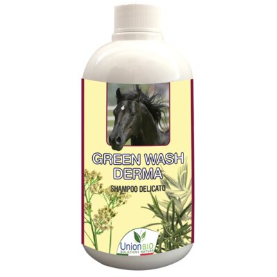 Union Bio Green wash derma shampoo delicato per cavalli