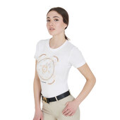 Equestro T-shirt donna imboccatura