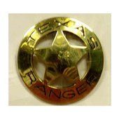 Magros Spilla con stella centrale e scritta texas ranger