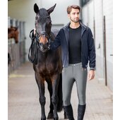 Waldhausen Pantaloni da equitazione uomo micro sport con inserti in silicone, con le pince