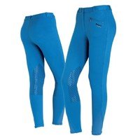 Pantaloni Equitazione Daslö Bambina-8-azzurro 