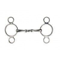 Adjustable jaw 3-ring bit, double jointed