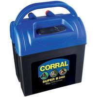 Elettrificatore Corral Super B 340 a batteria/corrente per recinti di media lunghezza